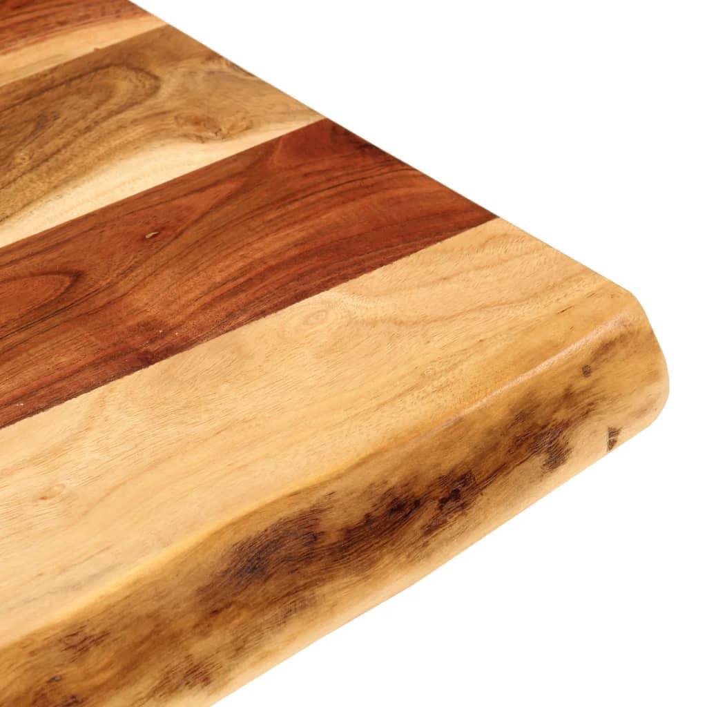 Blat lavoar de baie, 100x52x3,8 cm, lemn masiv de acacia - Kabine.ro - Accesorii pentru chiuvete