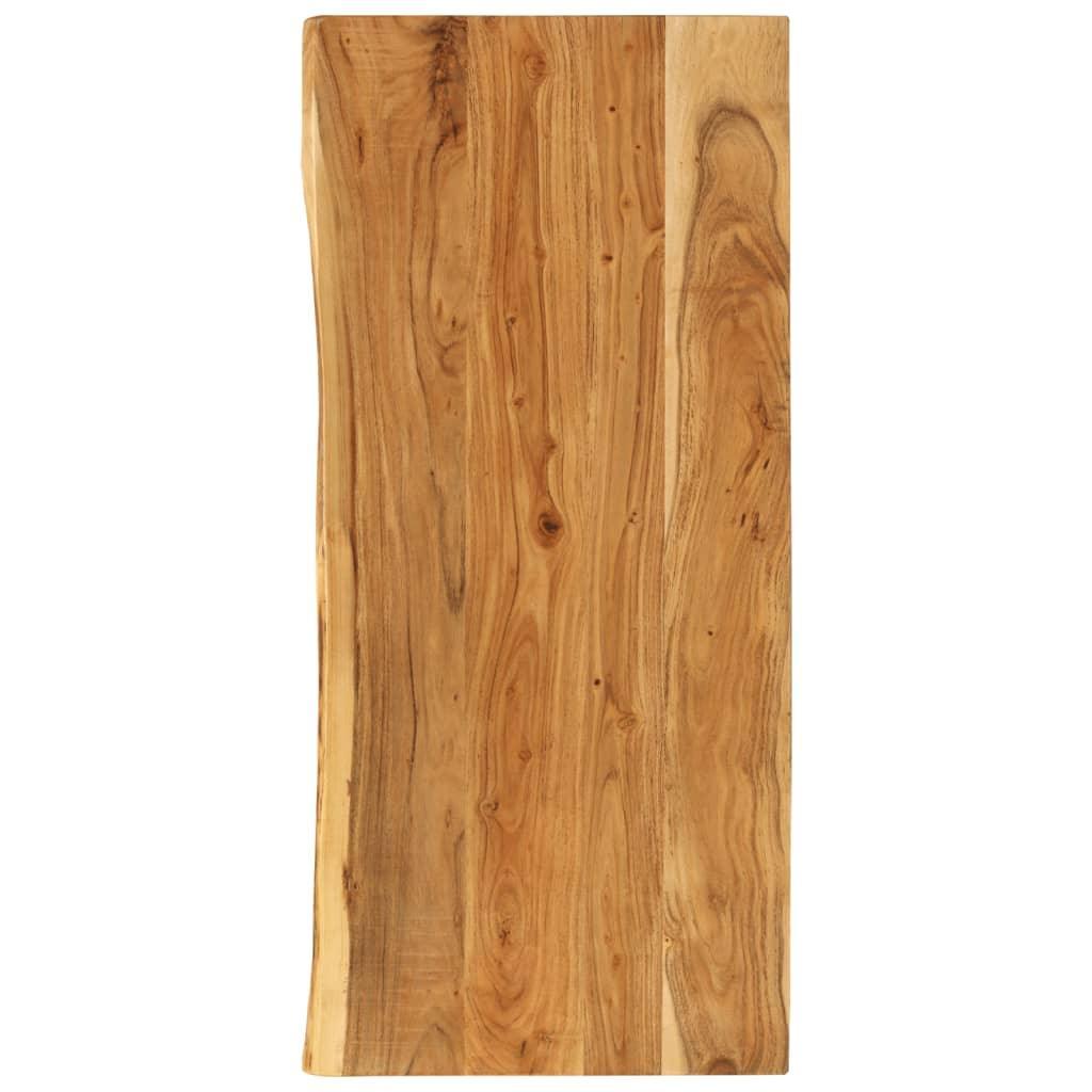 Blat lavoar de baie, 114x52x2,5 cm, lemn masiv de acacia - Kabine.ro - Accesorii pentru chiuvete