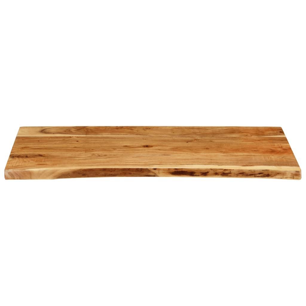 Blat lavoar de baie, 114x52x4 cm, lemn masiv de acacia - Kabine.ro - Accesorii pentru chiuvete