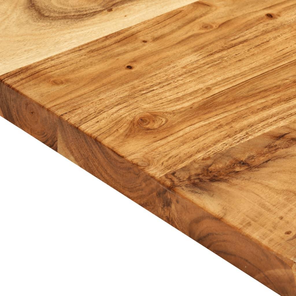 Blat lavoar de baie, 114x52x4 cm, lemn masiv de acacia - Kabine.ro - Accesorii pentru chiuvete