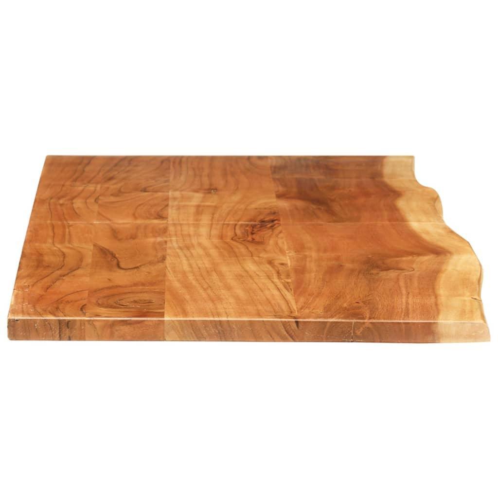 Blat lavoar de baie, 140x52x2,5 cm, lemn masiv de acacia - Kabine.ro - Accesorii pentru chiuvete