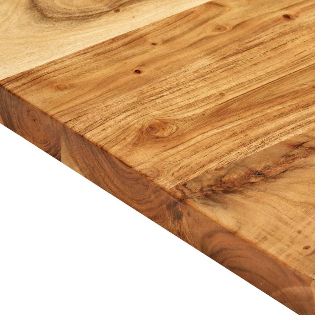 Blat lavoar de baie, 140x52x3,8 cm, lemn masiv de acacia - Kabine.ro - Accesorii pentru chiuvete