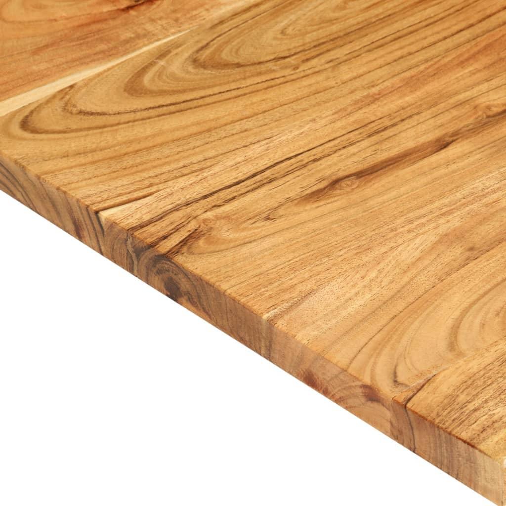 Blat lavoar de baie, 80x52x2,5 cm, lemn masiv de acacia - Kabine.ro - Accesorii pentru chiuvete