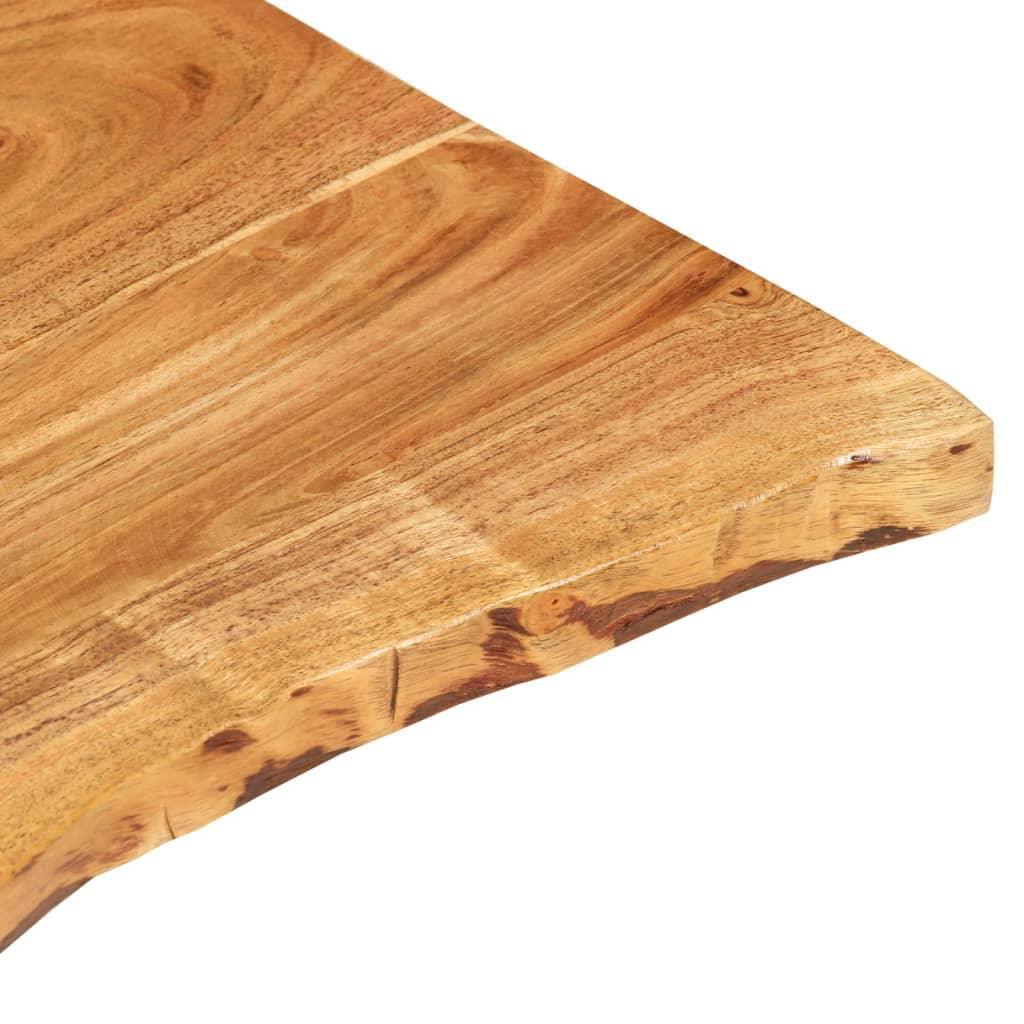 Blat lavoar de baie, 80x52x2,5 cm, lemn masiv de acacia - Kabine.ro - Accesorii pentru chiuvete