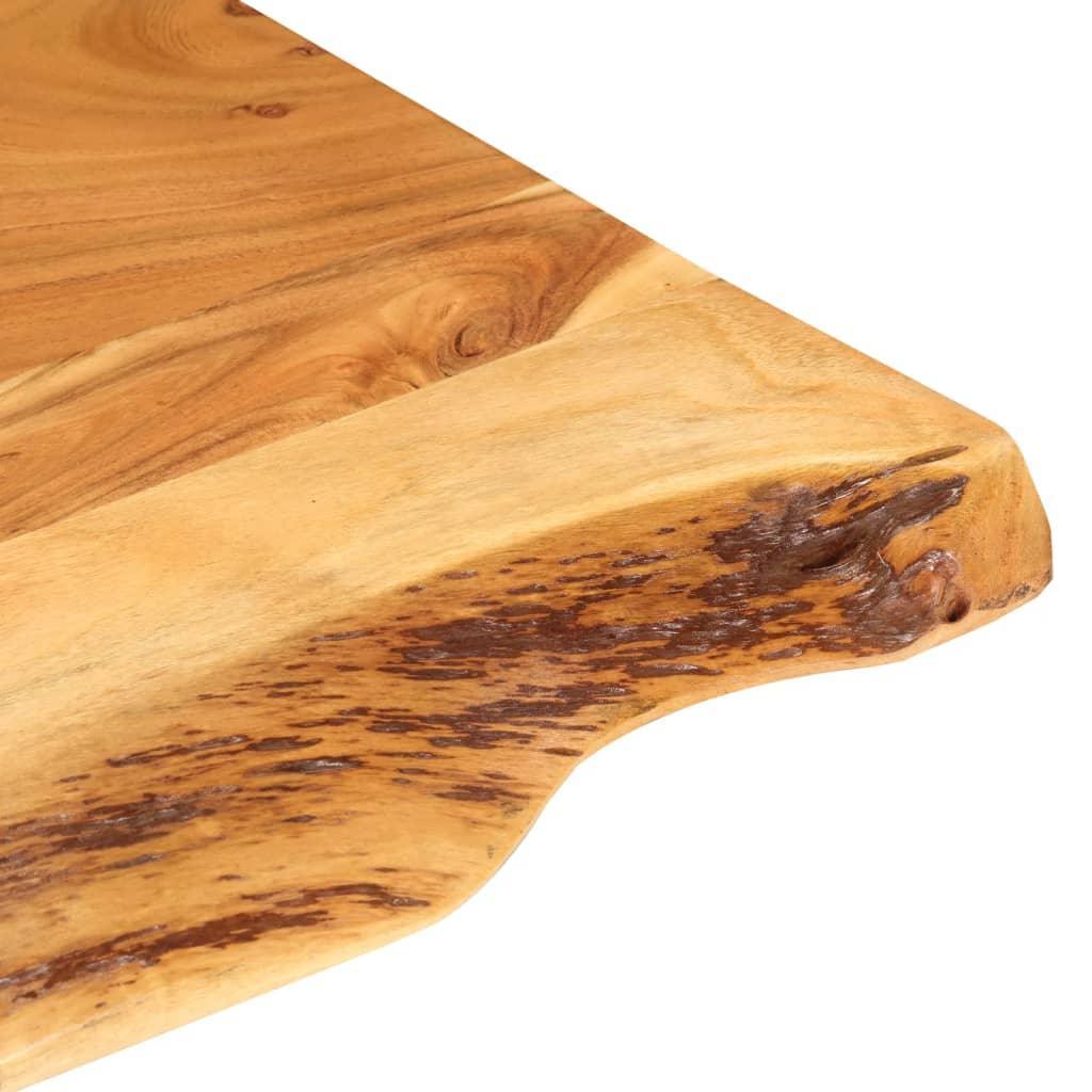 Blat lavoar de baie, 80x52x3,8 cm, lemn masiv de acacia - Kabine.ro - Accesorii pentru chiuvete