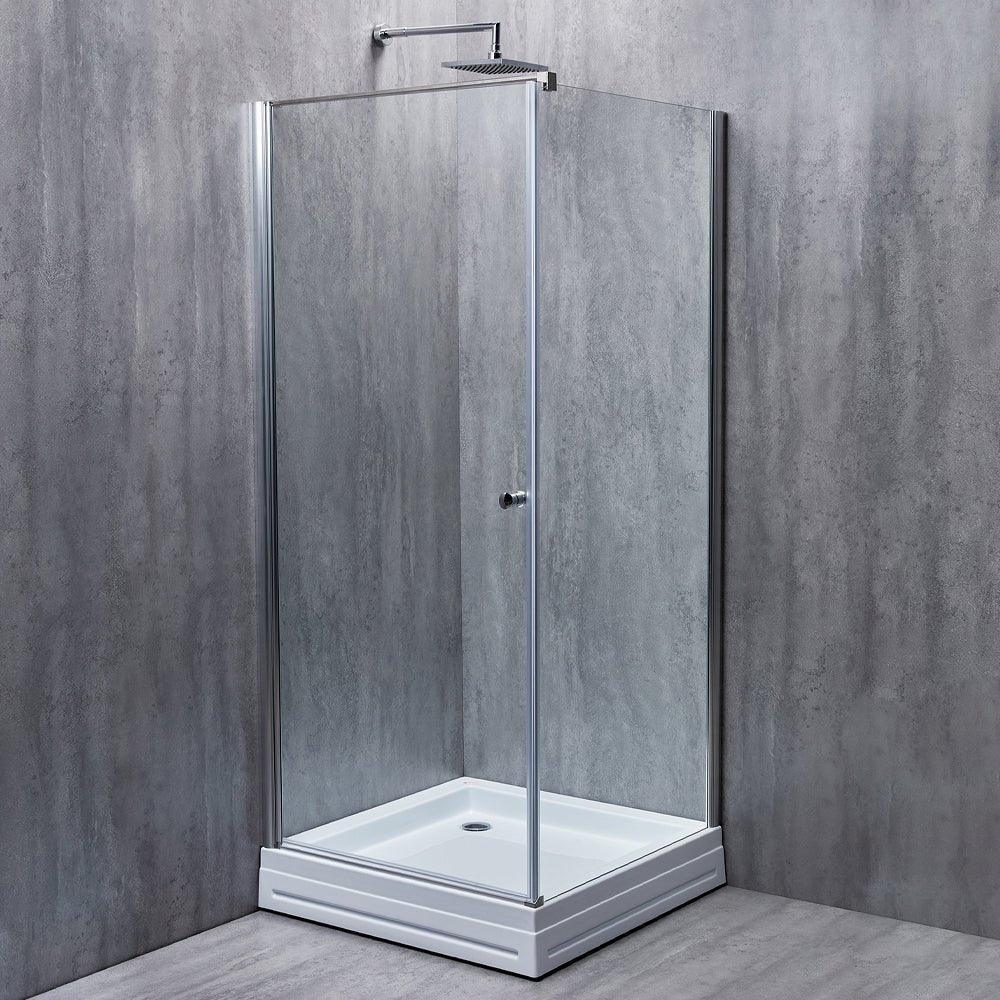 Cabină de duș pătrată Relax sticlă transparentă 6MM - Kabine.ro - Cabina de dus
