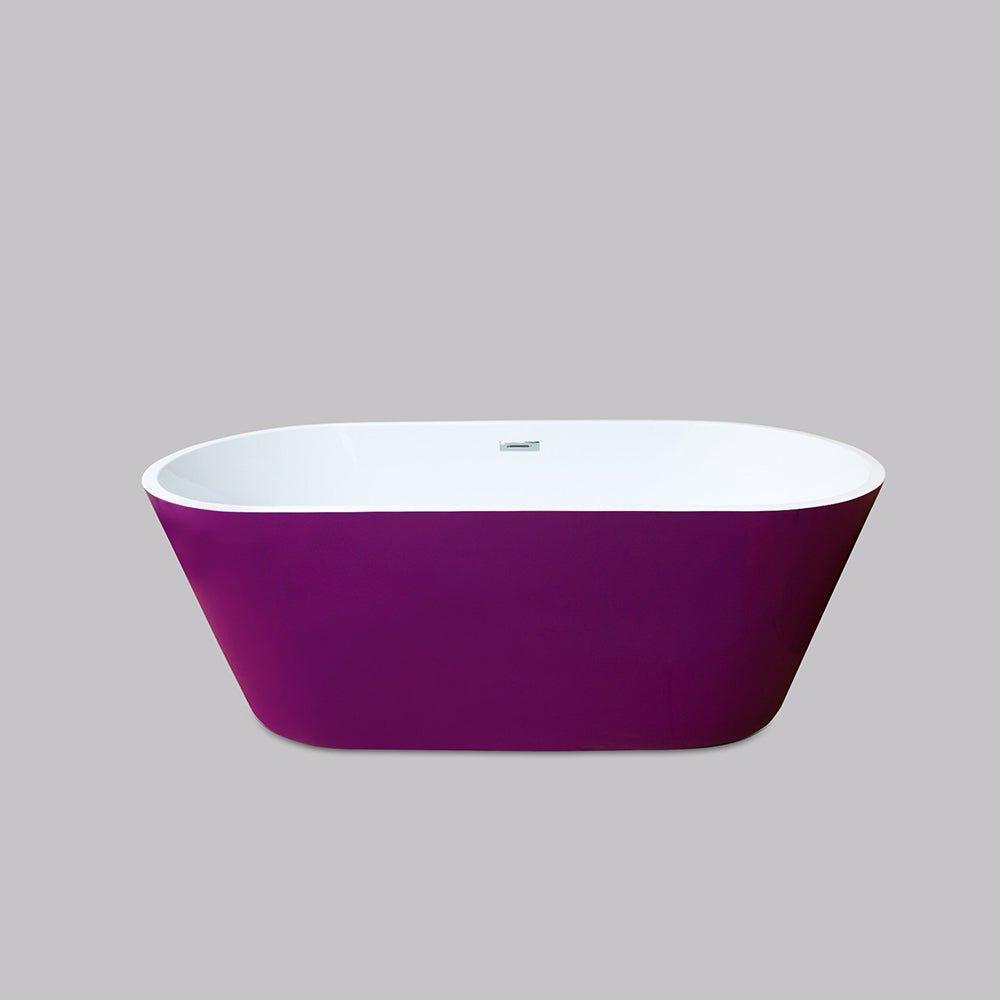 Cadă de baie freestanding Lilly purple - Kabine.ro - Cazi de baie