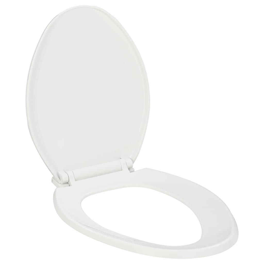 Capac WC cu închidere silențioasă, eliberare rapidă, alb - Kabine.ro - Vase WC & bideuri
