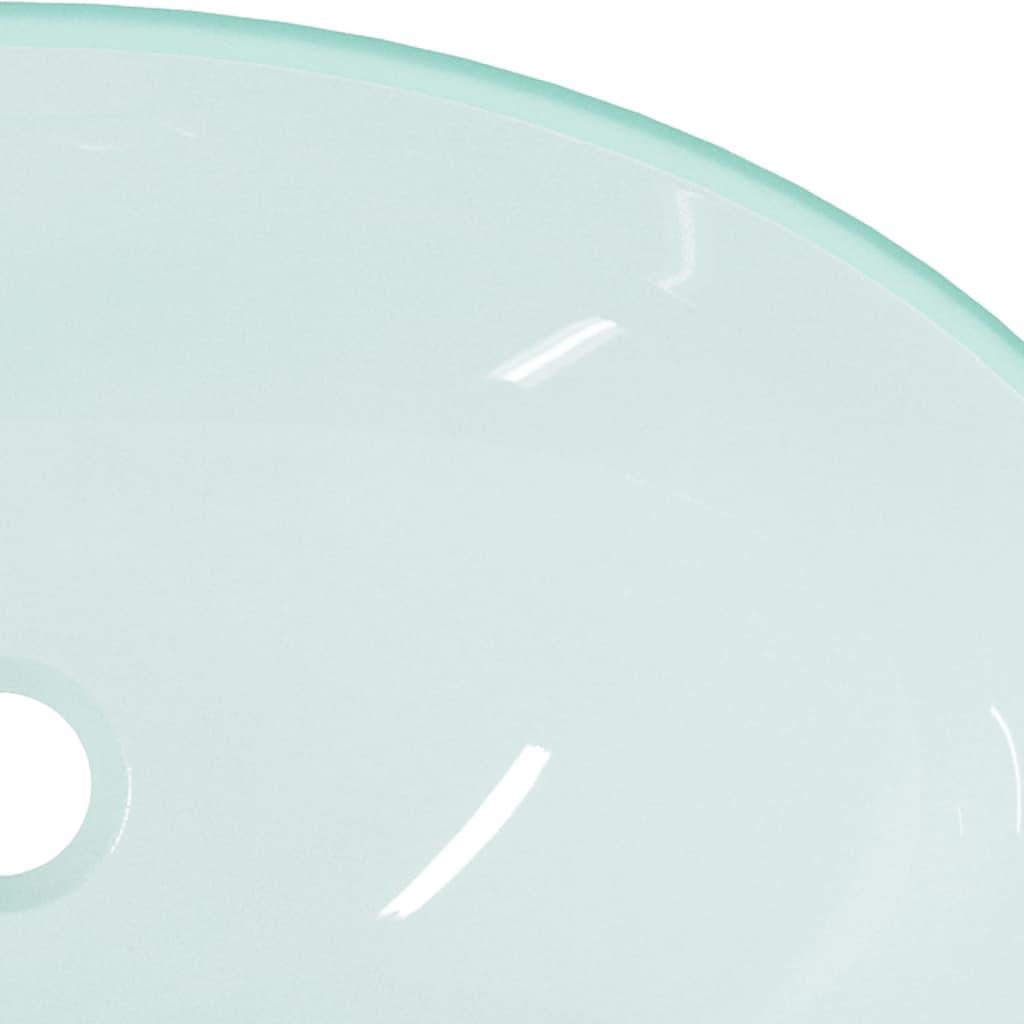 Chiuvetă din sticlă securizată, 54,5x35x15,5 cm, mată - Kabine.ro - Chiuvete baie