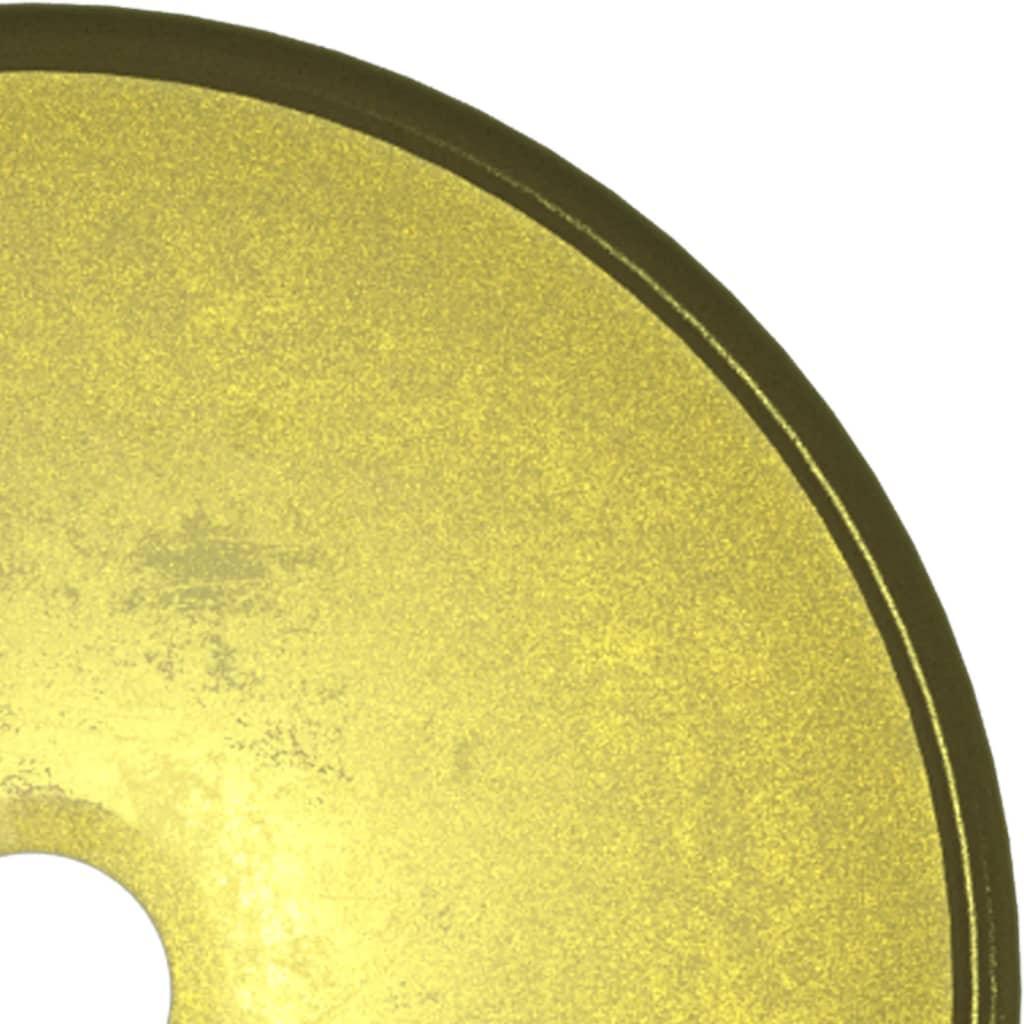Chiuvetă din sticlă securizată, auriu, 30x12 cm - Kabine.ro - Chiuvete baie