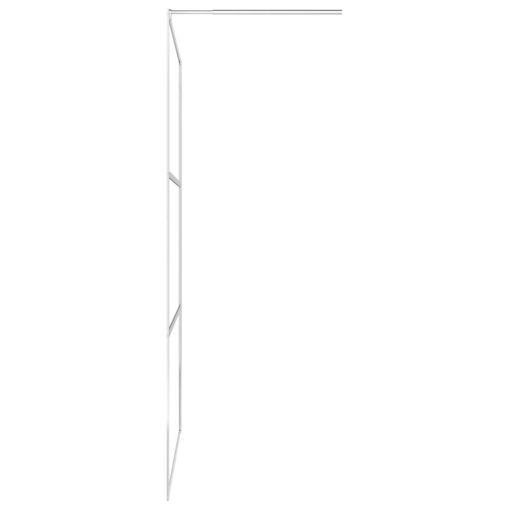Paravan de duș walk-in, 100 x 195 cm, sticlă ESG mată integral - Kabine.ro - Paravane și pereți de duș