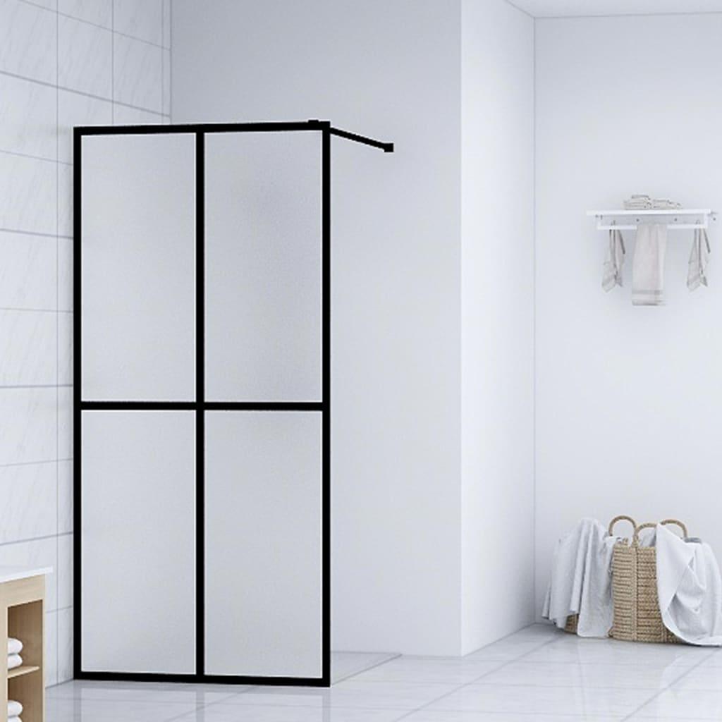 Paravan de duș walk-in, 100x195 cm, sticlă securizată mată - Kabine.ro - Paravane și pereți de duș