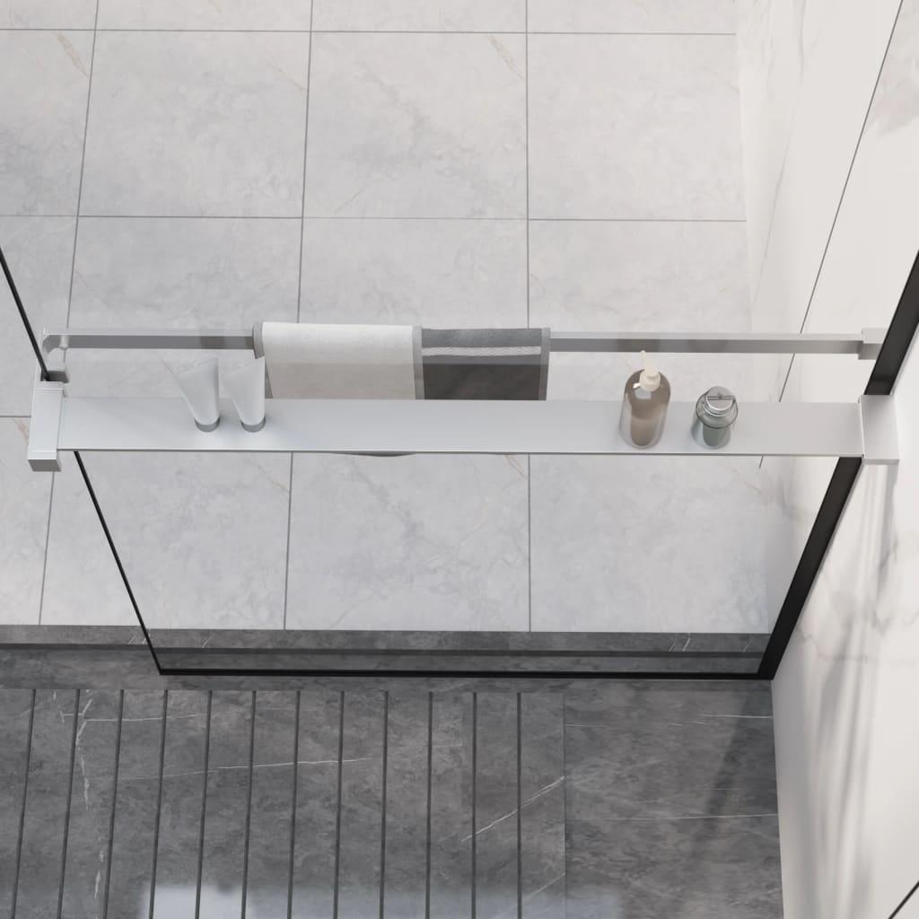 Raft de duș pentru perete cabină de duș, crom, 80 cm, aluminiu - Kabine.ro - Accesorii și articole pentru baie