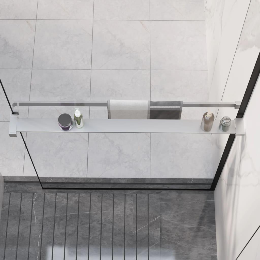Raft de duș pentru perete cabină de duș, crom, 90 cm, aluminiu - Kabine.ro - Accesorii și articole pentru baie