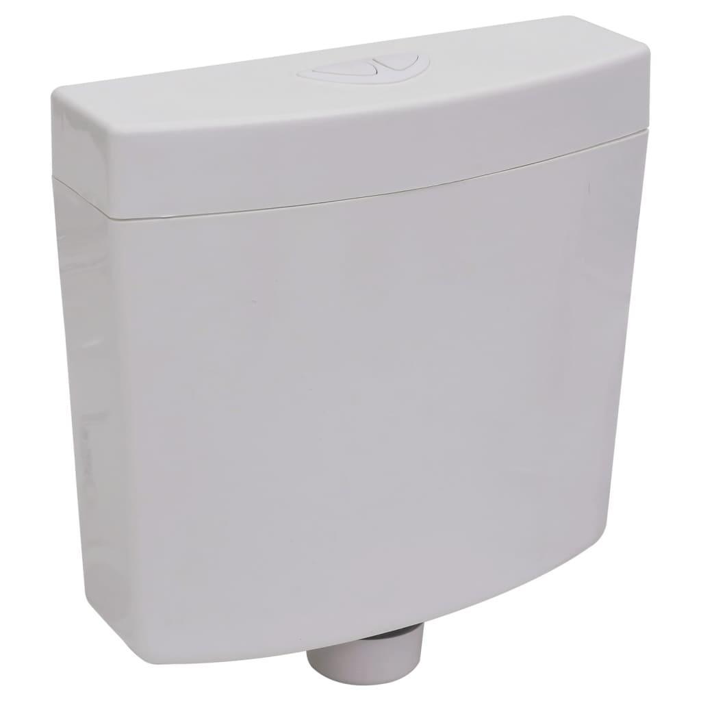 Rezervor de toaletă cu admisie de apă pe fund, 3/6 L, gri - Kabine.ro - Rezervoare toaletă