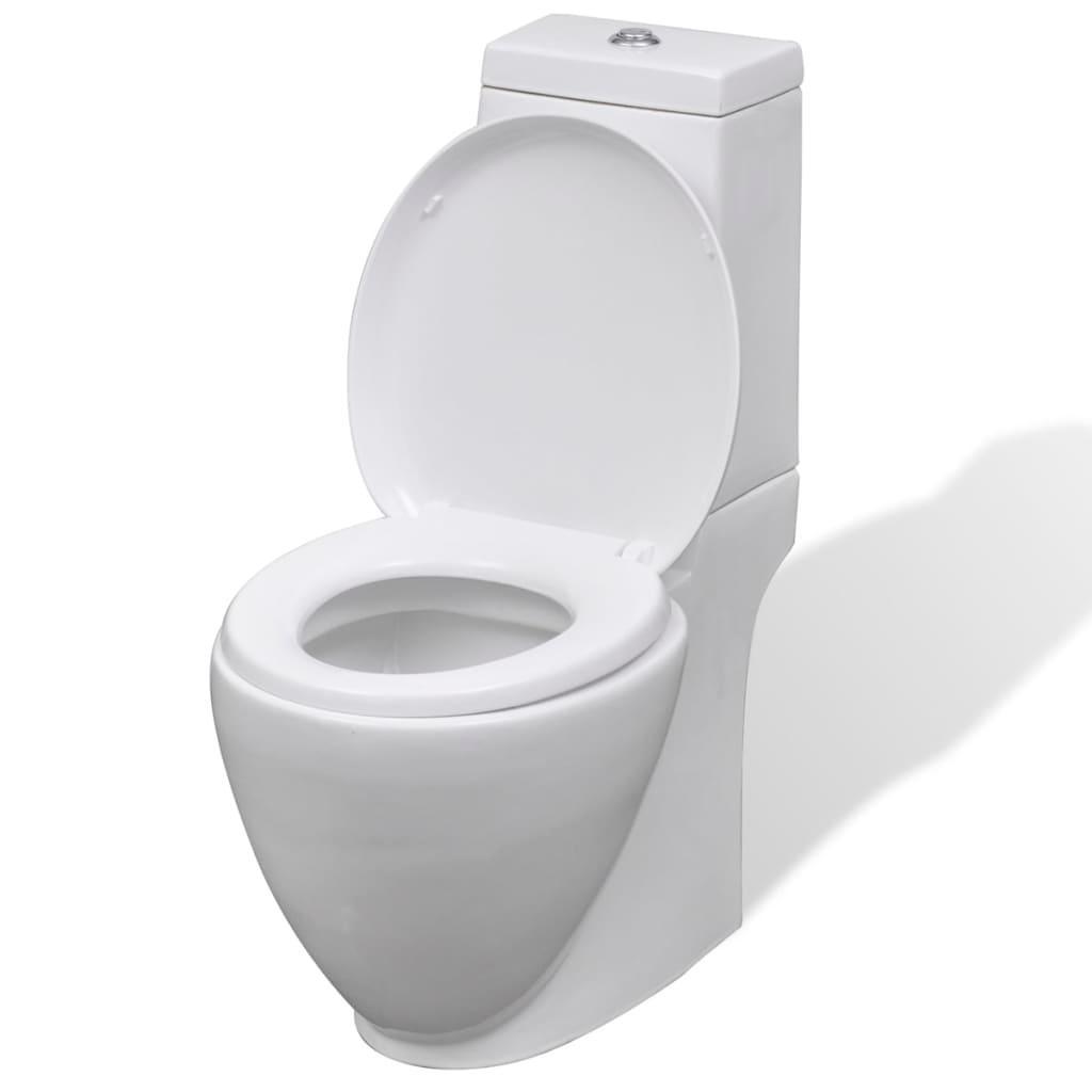 Set de toaletă și bideu, ceramică albă - Kabine.ro - Vase WC și bideuri