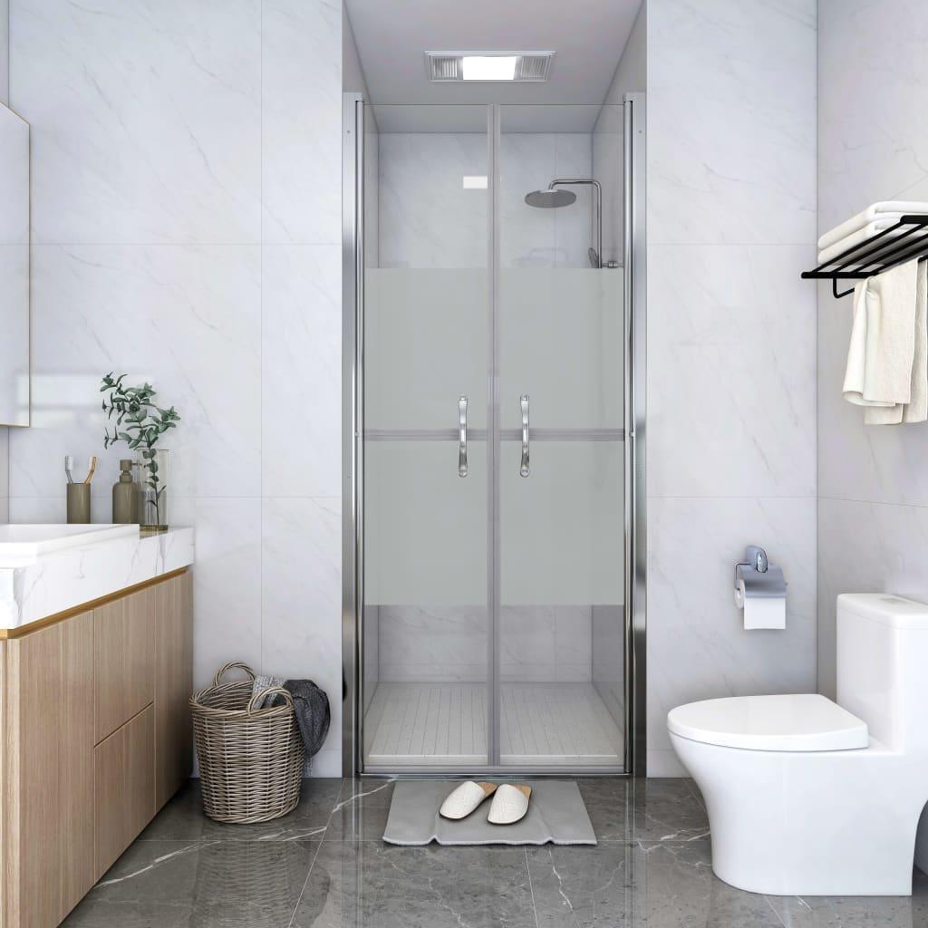 Ușă cabină de duș, jumătate mat, 81 x 190 cm, ESG - Kabine.ro - Uși & cabine de duș