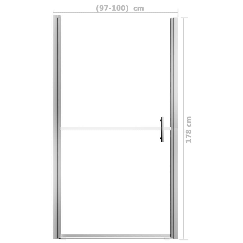 Ușă de duș, 100 x 178 cm, sticlă mată securizată - Kabine.ro - Uși & cabine de duș