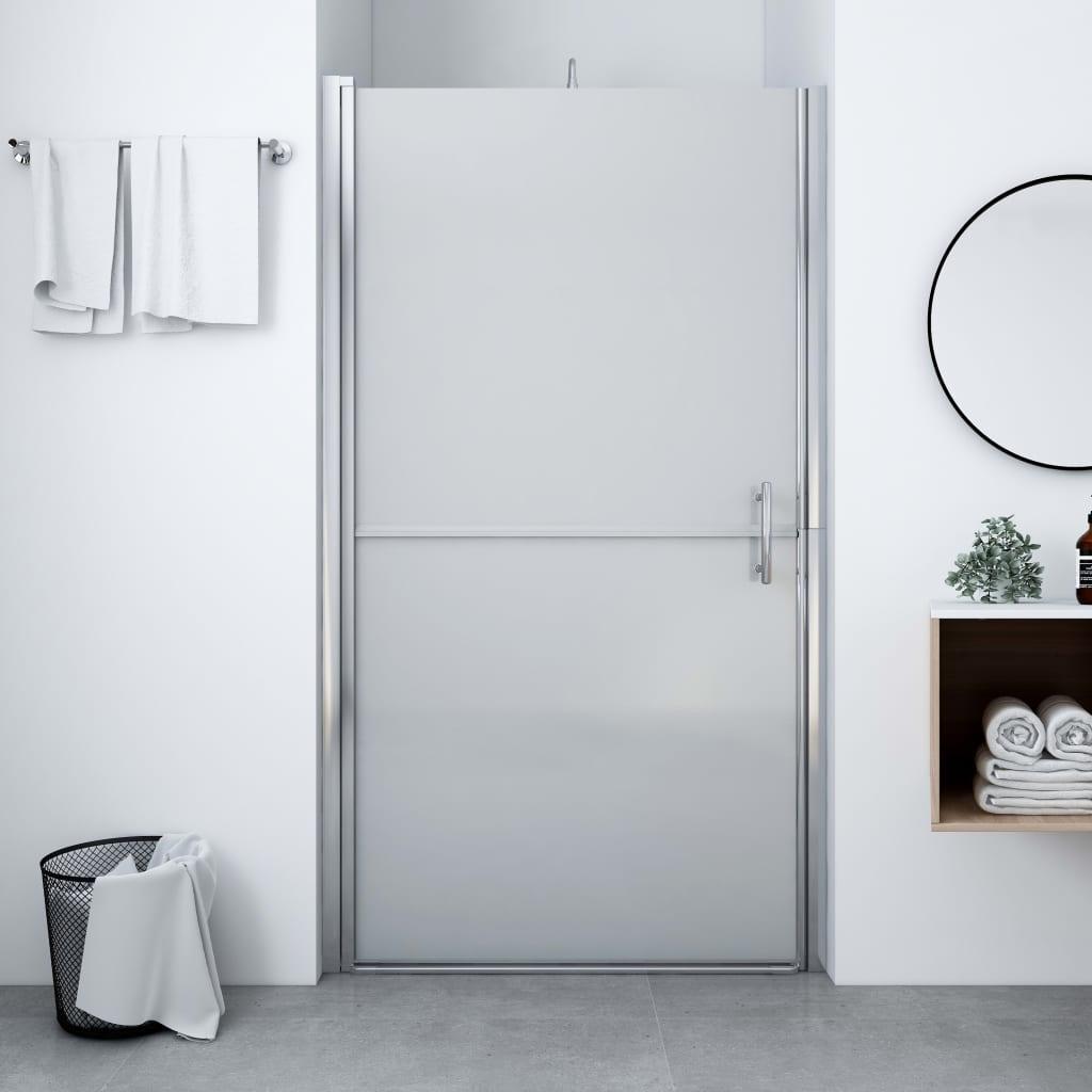 Ușă de duș, 81 x 195 cm, sticlă securizată mată - Kabine.ro - Uși & cabine de duș