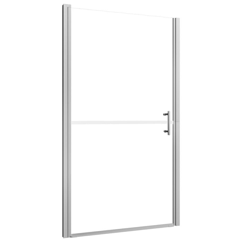 Ușă de duș, negru, 81 x 195 cm, sticlă securizată - Kabine.ro - Uși & cabine de duș
