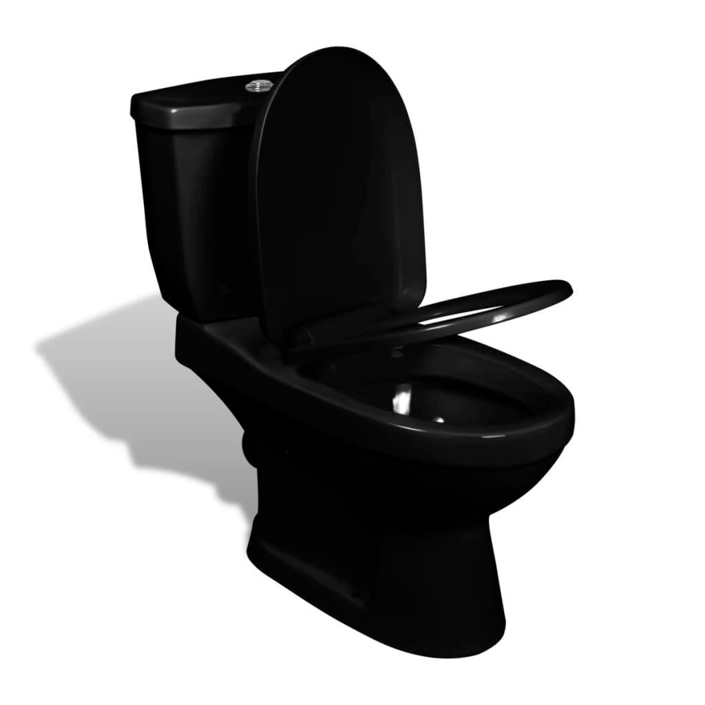 Vas WC cu rezervor, negru - Kabine.ro - Vase de toaletă și WC